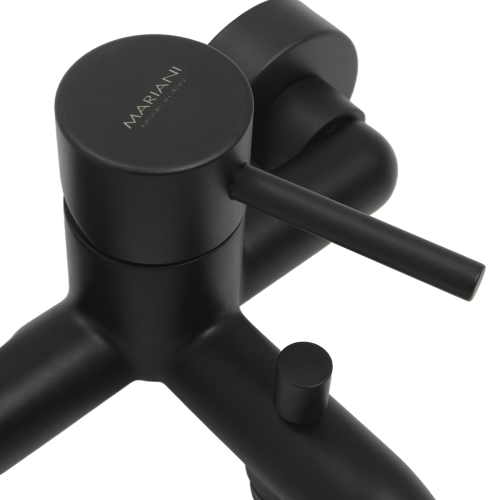 Смеситель для ванны Mariani Next B14212NS настенный черный - фото 3