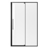 Душевая дверь Niagara Nova NG-85-11AB 110х195 стекло прозрачное профиль черный матовый