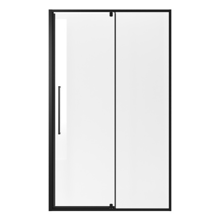 Душевая дверь Niagara Nova NG-85-11AB 110х195 стекло прозрачное профиль черный матовый