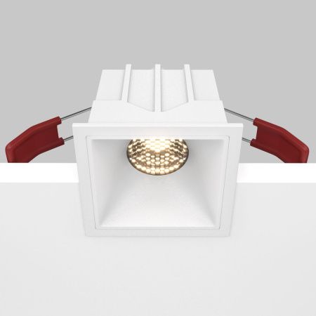 Светильник встраиваемый Maytoni Technical Alfa LED DL043-01-10W3K-D-SQ-W