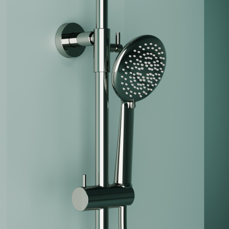 Душевая стойка Sancos Game SC3002CH настенная цвет хром с термостатом