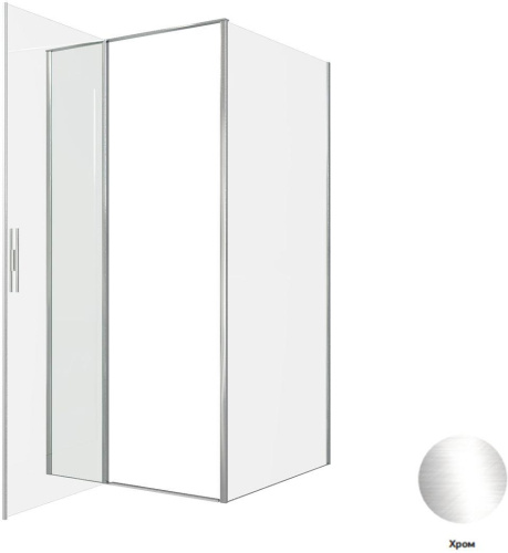 Душевой уголок Allen Brau Priority 3.31028.00 + 3.31046.00 100х100 стекло прозрачное профиль хром глянцевый без поддона - фото 3 Душевой уголок Allen Brau Priority 3.31028.00 + 3.31046.00 100х100 стекло прозрачное профиль хром глянцевый без поддона - фото 3