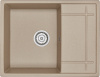 Кухонная мойка Granula 6501, ПЕСОК 65х50 цвет бежевый поверхность матовая