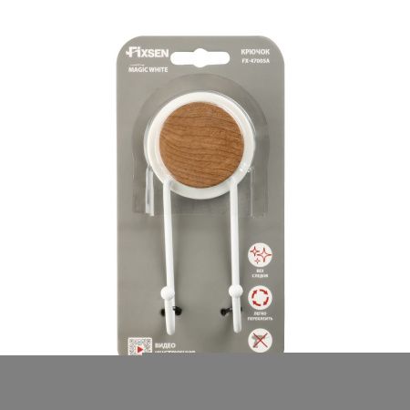 Крючок для ванной Fixsen Magic white FX-47005A