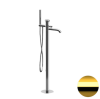Смеситель для ванны Remer Element ET08DO напольный золото