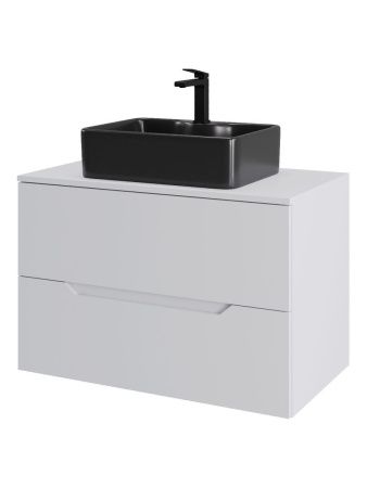 Тумба с раковиной Orange Line Li-80TuwMDF+B01-475MB 80х50