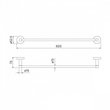 Полотенцедержатель IDDIS Sena SENSS10i49