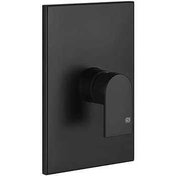 Смеситель Gessi Emporio Via manzoni 44632#299 встраиваемый в стену черный без термостата