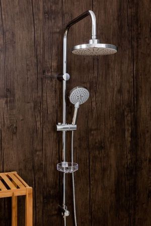 Душевая стойка Orange O-Shower OW02 настенная цвет хром
