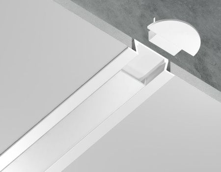Алюминиевый встраиваемый профиль Ambrella Light Alum Profile (Алум Профиле) GP1001WH