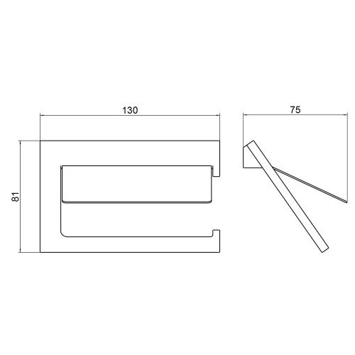 Бумагодержатель Timo Petruma 15242/13 - фото 2