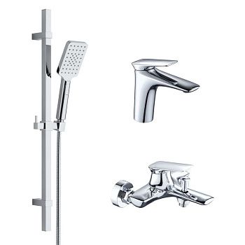 Душевая стойка Bond Cube B03-5300 настенная цвет хром глянцевый