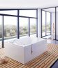Ванна акриловая гидромассажная SSWW A1905 180х120 отдельностоящая прямоугольная с каркасом
