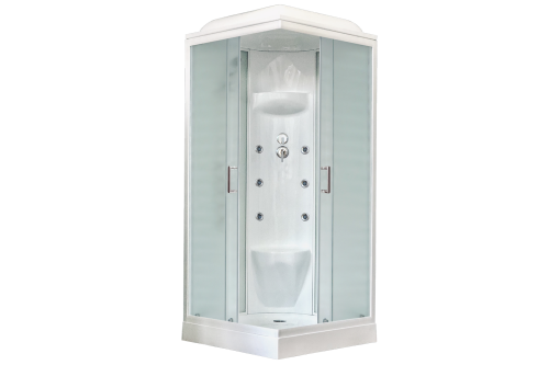 Душевая кабина Royal Bath НР RB90HP7-WC 90х90 квадратная с крышей