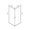 Душевой уголок Vincea Garda VSS-1G8010CL 100х80 стекло прозрачное профиль хром глянцевый без поддона