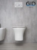 Унитаз подвесной Gid Concavo 62232Y белый с сиденьем микролифт безободковый смыв торнадо