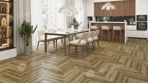 Ламинат Alpine Floor Herringbone 12 Pro New LF106-09 Дуб Марсель толщина 1.2 см 34 класс 606х101 - фото 3
