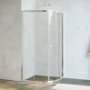 Душевой уголок RGW Dolphin 28912488-101 80х80 стекло текстурное профиль хром без поддона
