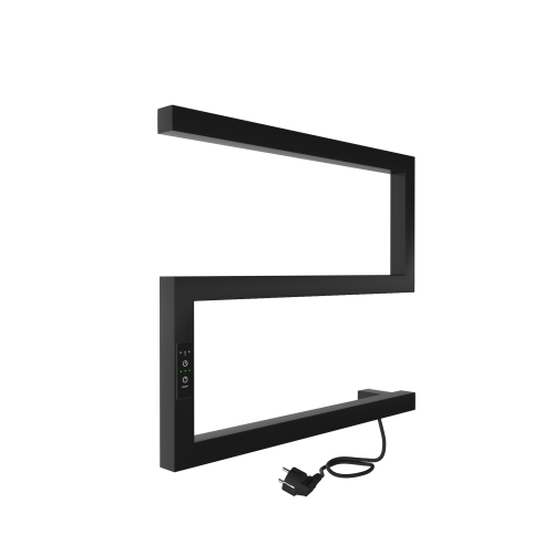 Полотенцесушитель Indigo Sparta DGS40-50BRRt 50х43 электрический черный муар - фото 3