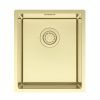 Кухонная мойка Paulmark LASSAN 38 UNI LA38-LG 40х35 цвет золото поверхность брашированная