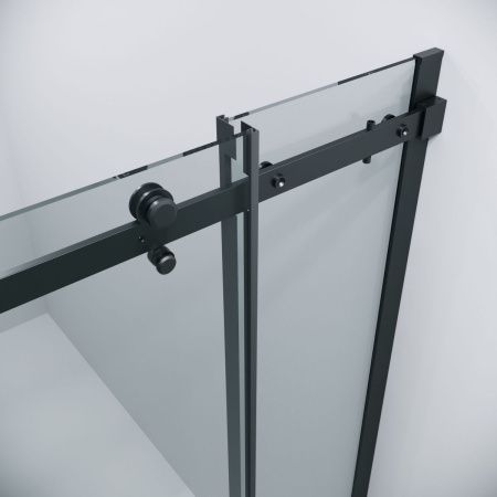 Душевой уголок Grossman Classic 300.K33.04.1010.21.00 100х100 стекло прозрачное профиль черный без поддона
