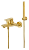Смеситель для ванны Remer Infinity I02BG настенный золото