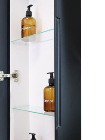 Зеркало-шкаф Continent Eltoro Black МВК112 40х160 подвесной