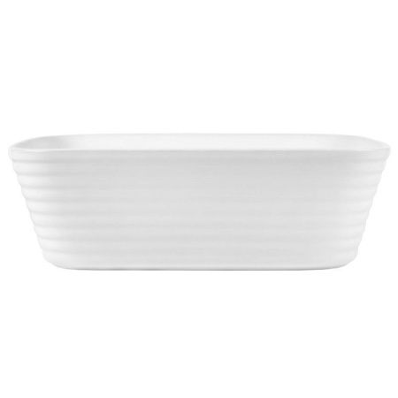 Раковина из сантехнического фарфора Bond Cube S63-500 50х40 накладная цвет белый без отверстий под смеситель