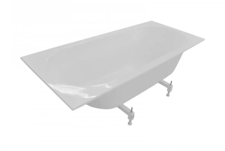 Ванна из литьевго мрамора Taliente Orta Stretto OR18080Stretto 180х80 пристенная прямоугольная без ножек и каркаса