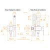 Гигиенический душ со смесителем RGW Shower Panels (Шоувер панелс) 581408212-01 хром