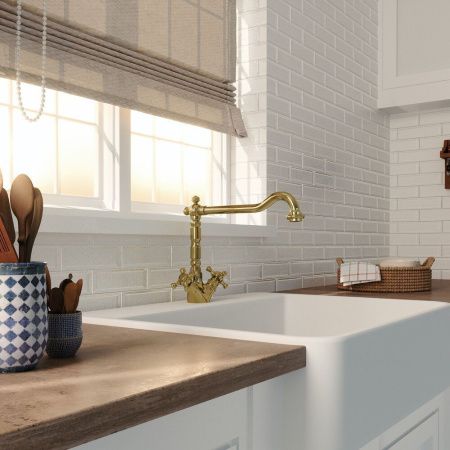 Смеситель для кухни Clever WITH2 ANTIGONA 61773 на мойку бронза