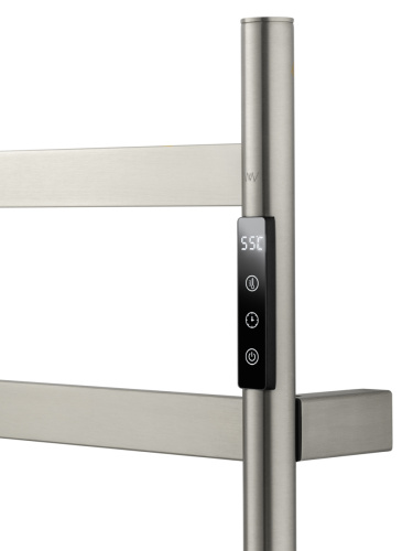 Полотенцесушитель электрический Wonzon & Woghand Essen WW-A405-BR 50х75 никель - фото 3