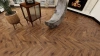 Ламинат Alpine Floor Herringbone 12 LF105-11 Дуб Умбрия толщина 1.2 см 34 класс 600х100