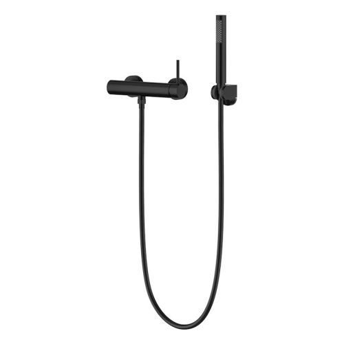 Смеситель для ванны и душа Knotlor ECLIPSE SS-22/BL настенный черный - фото 4