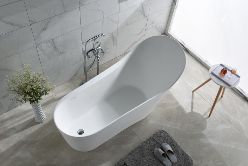 Ванна из искусственного камня Timo KIRSTI KIRSTI1785R 179х76 отдельностоящая овальная - фото 4