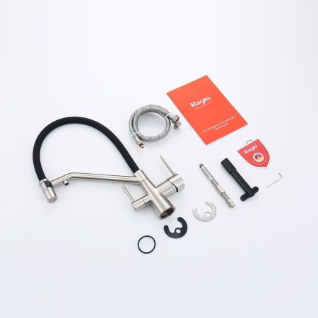 Смеситель для кухни Raglo R80 R80.62.05 на мойку сатин