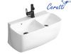 Раковина из сантехнического фарфора Cerutti SPA CT9282 70х40 подвесная цвет белый 1 отверстие под смеситель