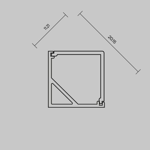 Рассеиватель для профиля Maytoni Led Strip 642028 - фото 2