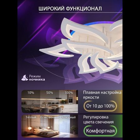 Люстра потолочная Natali Kovaltseva Olimp (Олимп) LED LAMPS 81435