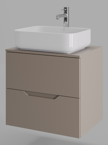 Тумба с раковиной Orange Line Li-60TuLMDF+B05-500W 60,5х46х69,5 - фото 2
