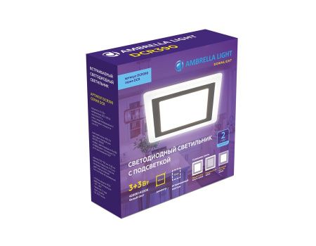 Светильник встраиваемый Ambrella Light Downlight (Довнлигхт) DCR390
