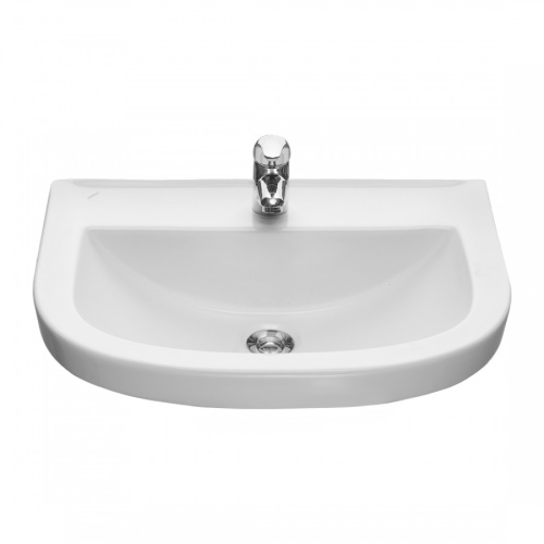 Раковина из сантехнического фарфора Santeri Pro 131155S0010B0 43х57 подвесная цвет белый - фото 2