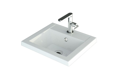 Раковина Art&Max FAMILY 40 см AM-LAV-400-MR-A накладная цвет белый