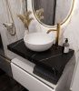 Столешница Armadi Art Flat 869-080-NM 80х50 накладная цвет черный