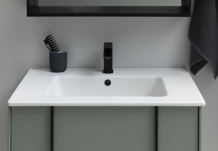 Тумба под раковину Allen Brau Reality 1.32007.CGM 100х46х50 подвесная цвет зеленый/серый