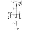 Гигиенический душ Hansgrohe 29233340 черный
