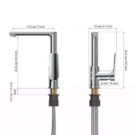 Смеситель Tokito MISAWA TOK-MIS-1013 на раковину хром