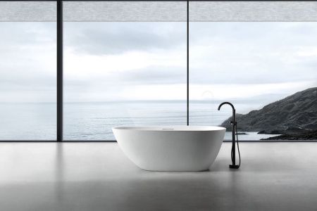 Ванна из искусственного камня Abber Dortmund AM9911 170х75 отдельностоящая овальная с каркасом