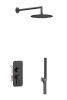 Душевая система AQG Urban Flow 19URFER23612 встраиваемая в стену цвет оружейная сталь