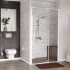 Душевая дверь Wasserkraft Neime 19P 19P04 90х200 стекло прозрачное профиль белый